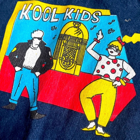 Rare Find! Hand Painted Vintage Denim Jacket size S - Picture 7 of 7